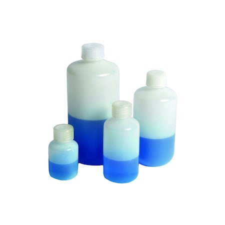 Reagent Bottles, Narrow Mouth, HDPE, 30 Ml, 72PK